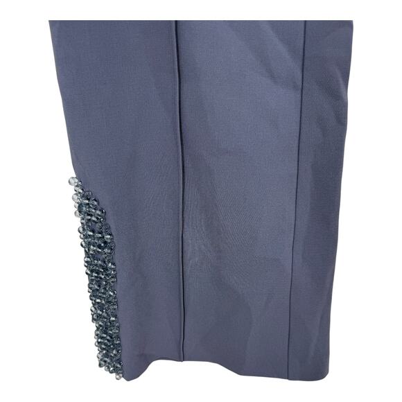 Cinq a Sept Kayden beaded flare pants blue size 12 - Picture 4 of 9